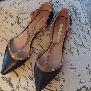 Audrey Brooke Strap Flats